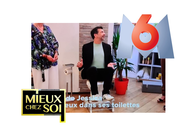 marche pied toilette M6